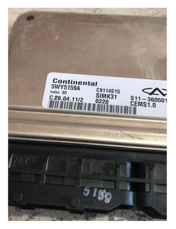 Módulo De Injeção Chery Qq 1.1 2011 / 5wy5159a