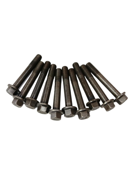 Kit Parafuso Mancal Virabrequim Chery Qq 1.1 2010 - 2014 Preto