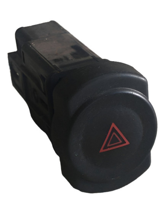 Botão Pisca Alerta Sandero Logan 2008 2009 2010 2011 Preto