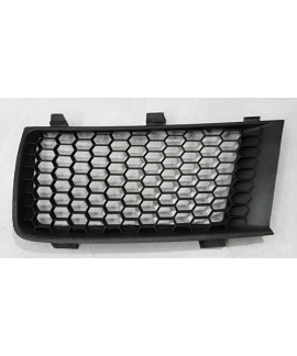 Grade Esquerda Parachoque Sandero 2008 2009 2010 2011 Preto Fosco