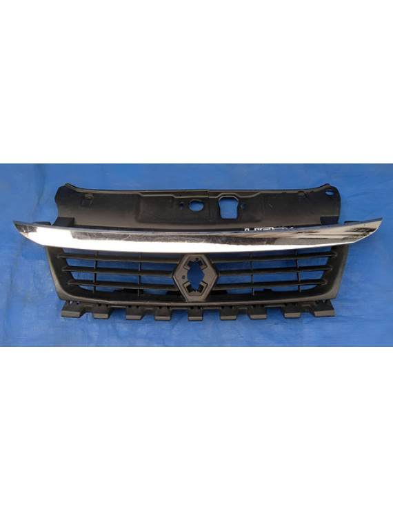 Grade Parachoque Renault Symbol 2008 - 2014 Detalhes Preto Ambos Os Lados