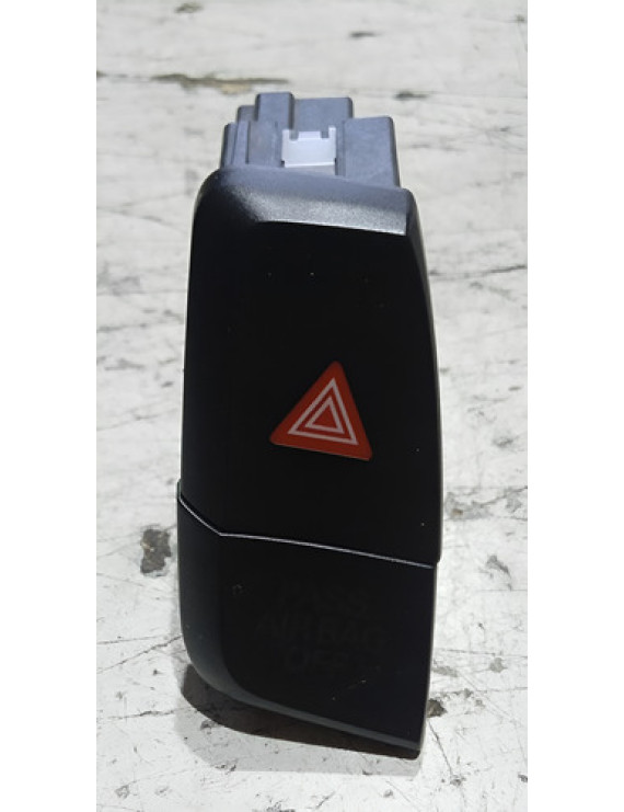 Botão Pisca Alerta Audi A4  2009 2010 2011 2012 Preto
