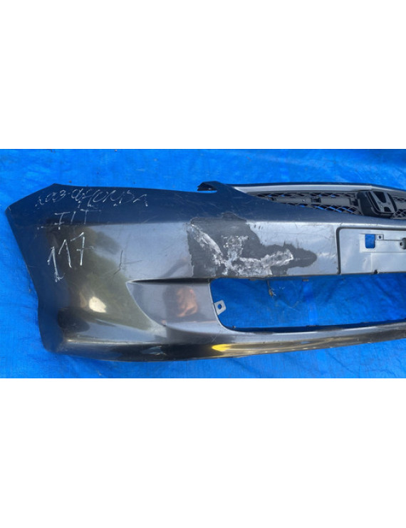 Parachoque Dianteiro Honda Fit 2003 A 2006 Detalhe Preto