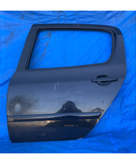 Porta Traseira Esquerda Peugeot 307 2003 Á 2011 Detalhe Traseira Esquerda Preto