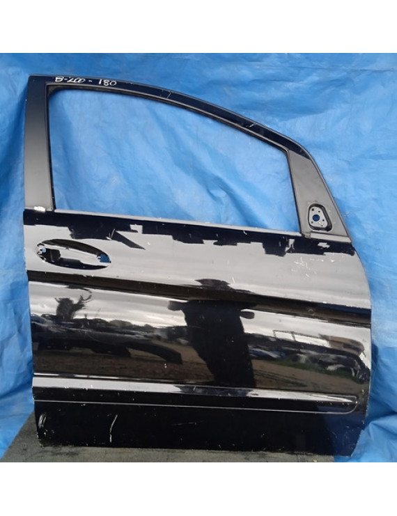Porta Dianteira Direita Mercedes B200 07 2008 2009 2010 2011 Preto