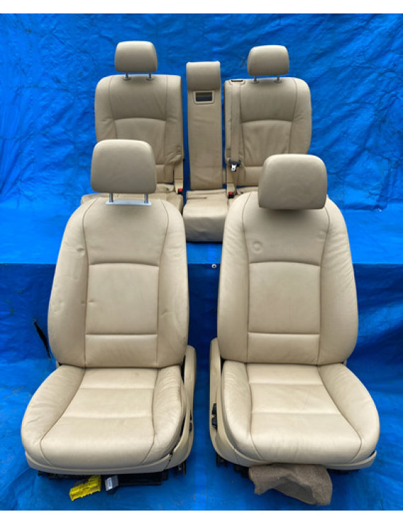 Jogo De Bancos Bmw 535i Gt 2011 2012 Bege