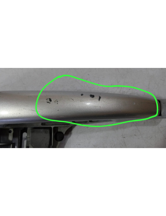 Maçaneta Externa Traseira Esquerda C4 2008 - 2013 Prateado