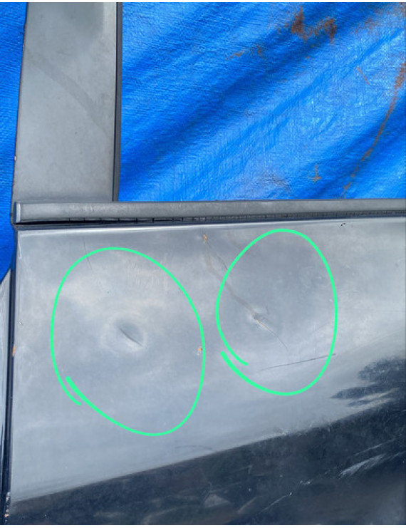 Porta Traseira Esquerda Rav 4 2010 2011 2012 / Avaria
