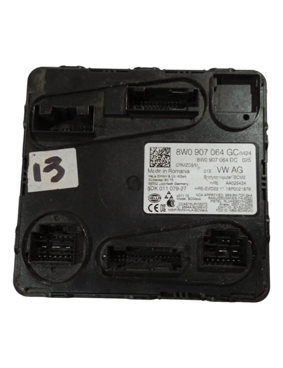 Módulo Conforto Bcm Audi A4 2017 2018 2019 / 8w0907064gc