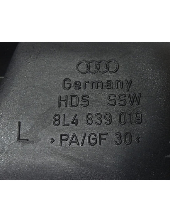 Maçaneta Interna Traseira Esquerda Audi A3 2001 - 2005 Preto Traseira