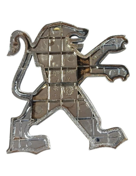 Emblema Tampa Traseira Peugeot 307 Sw 2005 2006 Prateado