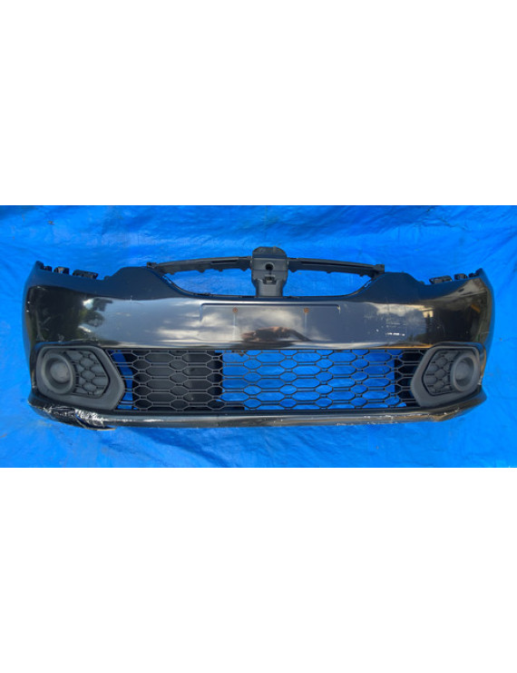 Parachoque Dianteiro Sandero 2014 15 16 17 2018 / Detalhe Preto