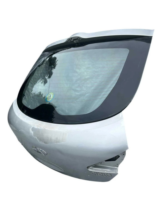 Tampa Traseira Chery Cielo Hatch 2010 2011 2012 Prateado