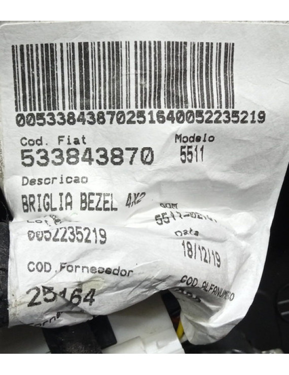 Moldura Cambio Usb + Tomada 12v Jeep Compass 2018 2019 2020