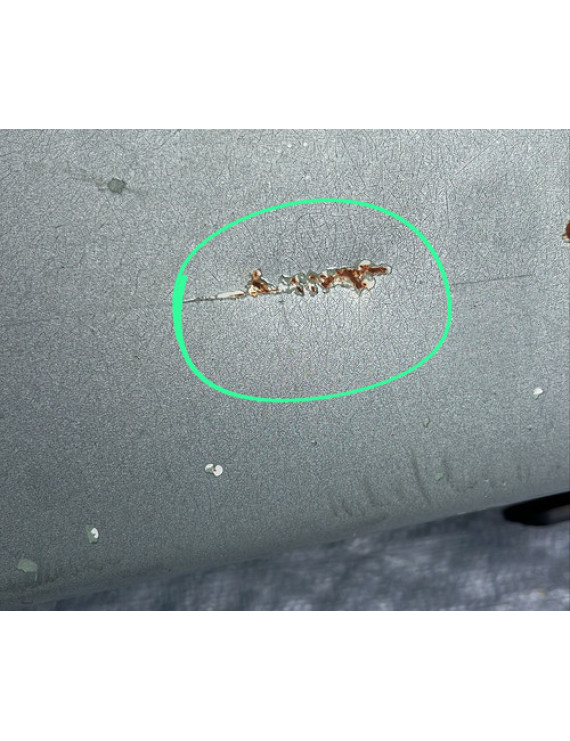 Tampa Traseira Monza 1982 A 1990 Avaria Prateado