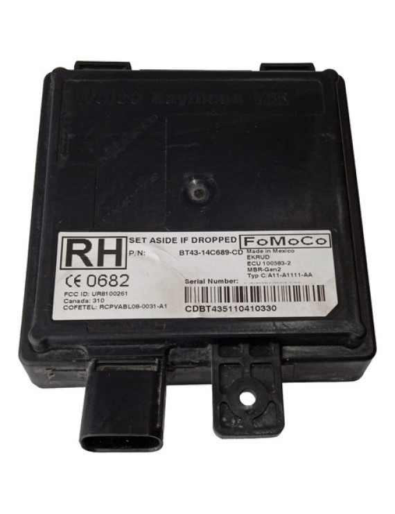 Modulo Estacionamento Direito Ford Edge 2011 / Bt4314c689cd Preto