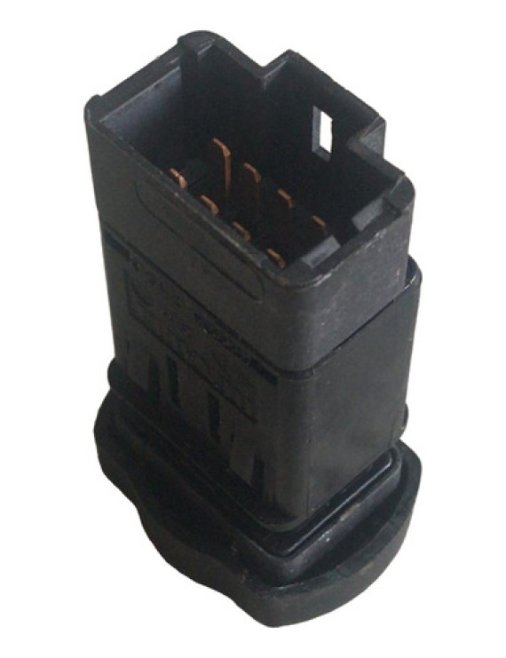 Botão Pisca Alerta Sandero Logan 2008 2009 2010 2011 Preto