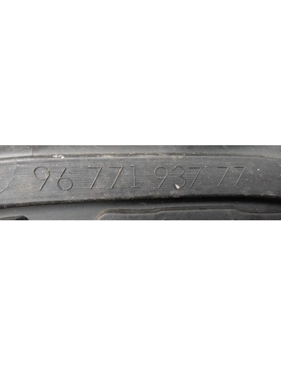 Grade Inferior Parachoque Dianteiro Peugeot 208 2014 - 2018 Preto Fosco