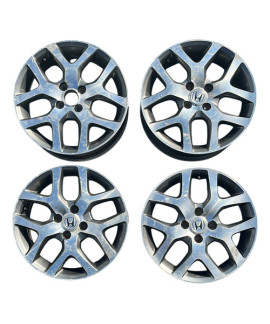 Jogo De Rodas Aro Honda City 2011 A 2016 Prateado