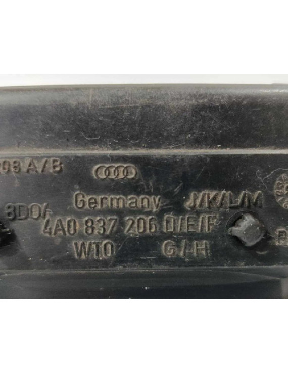 Maçaneta Externa Dianteira Direita Audi A4 1993 - 2001 Preto Dianteira
