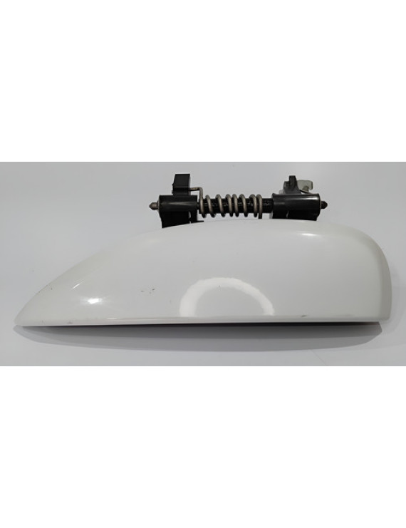 Maçaneta Externa Dianteira Esquerda Sandero 2016 17 18 2019 Branco Dianteira