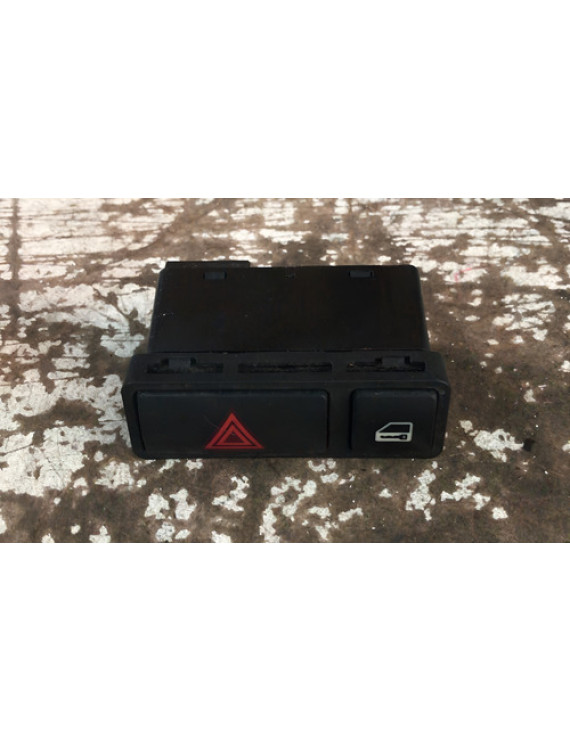 Botao Pisca Alerta E Trava Porta Bmw X5 2000 - 2006 Preto