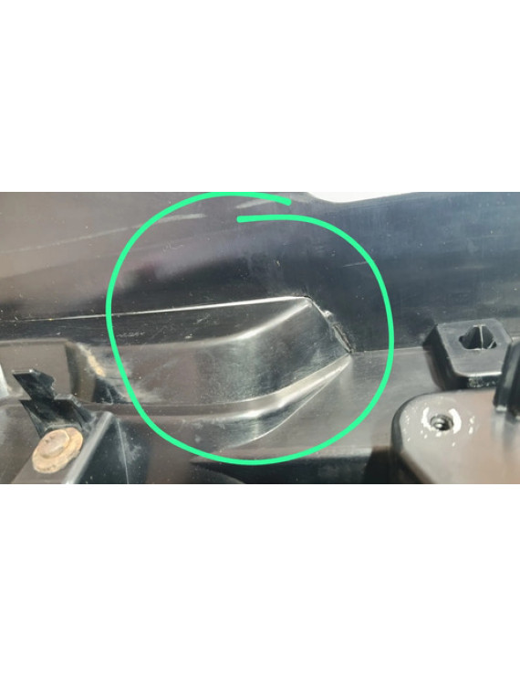 Grade Frontal Parachoque Duster Oroch 2017 2018 2019 2020 Preto Brilhante