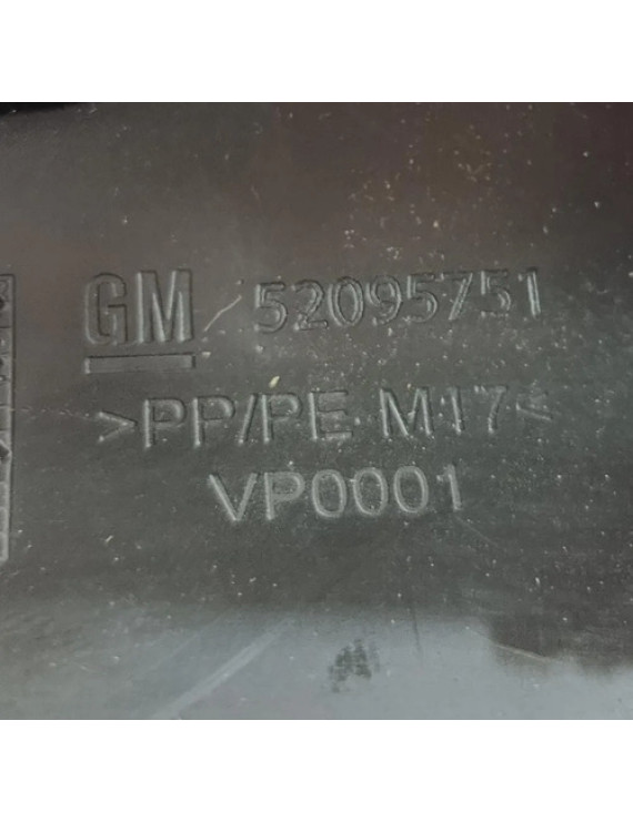 Acabamento Interno Retrovisor Esquerdo Onix 2013 - 2018 Preto