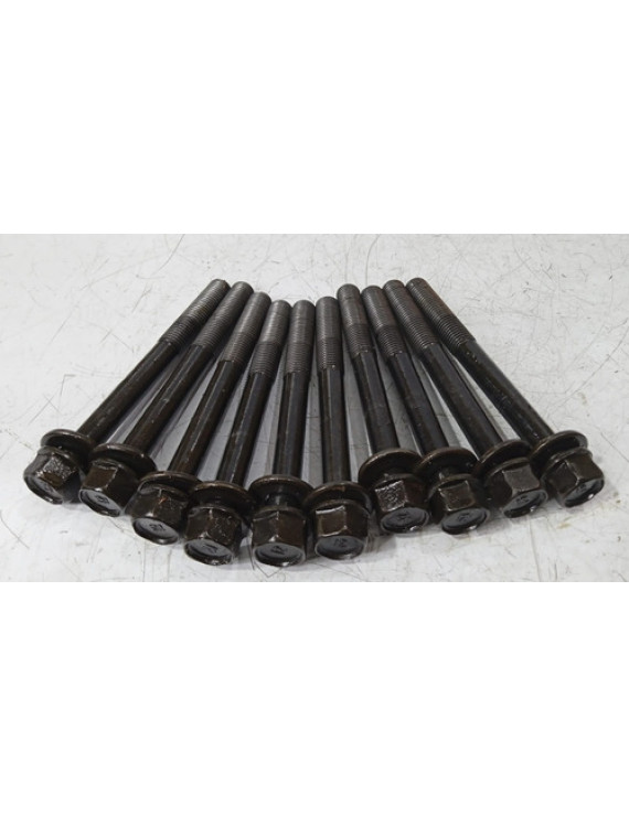 Kit Parafuso Mancal Virabrequim Civic 1.8 2012 - 2016 Preto