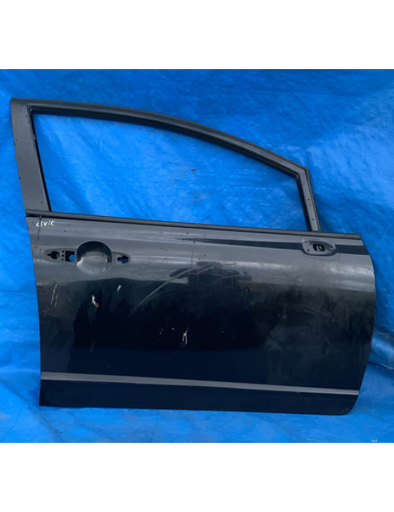 Porta Dianteira Direita New Civic 2007 2008 2009 2010 2011 Dianteira Direito Preto