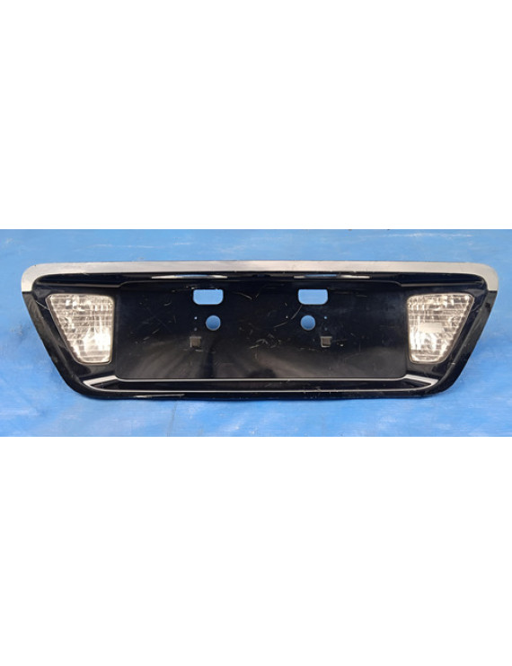 Moldura Placa Tampa Traseira Honda Accord 2003 - 2007 Preto