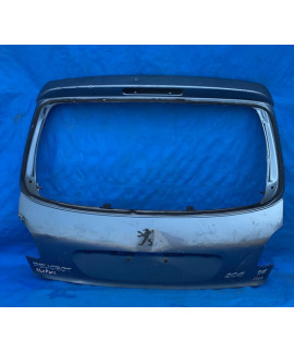 Tampa Traseira Peugeot 206 1999 A 2012 / Detalhe Azul