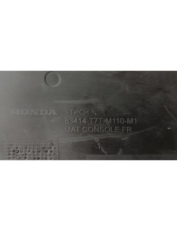 Tapete Borracha Console Hrv 2016 2017 2018 2019 2020 Preto