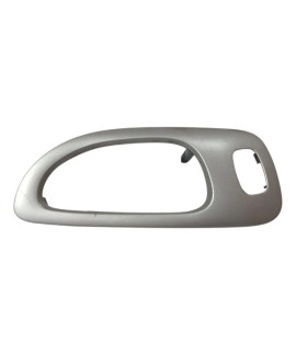 Moldura Maçaneta Traseira Direita Peugeot 307 2005 - 2011 Cinza Traseira