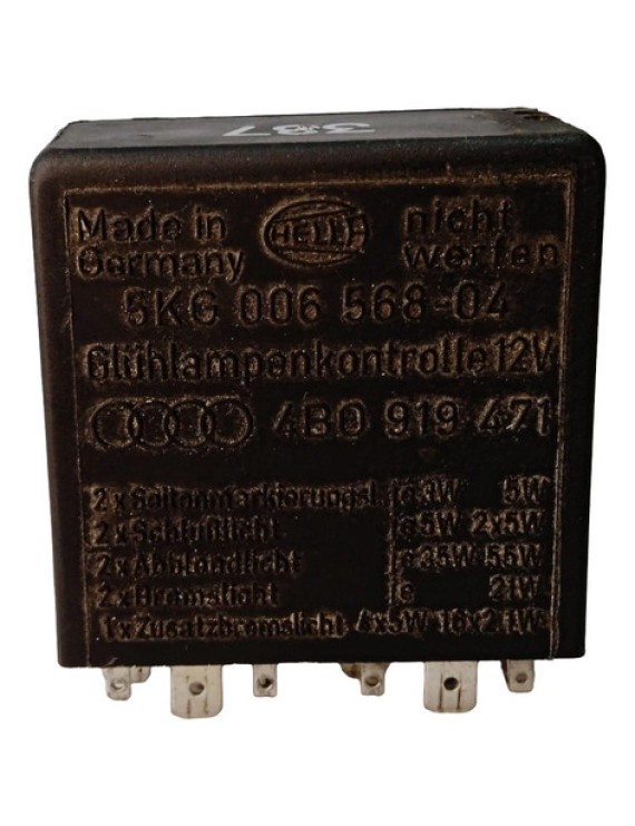 Rele Controle De Luz Audi A3 2005 / 5kg00656804