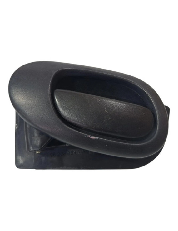 Maçaneta Interna Tras Esquerda Peugeot 206 207 2007 - 2012 Preto Traseira