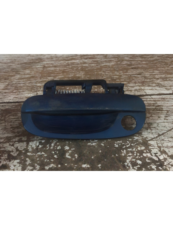 Maçaneta Externa Dianteira Esquerda Peugeot 607 2001 Preto