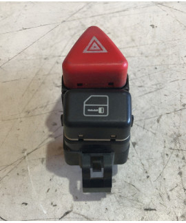 Botão Pisca Alerta + Trava Mercedes Classe A 2001 - 2005 Preto