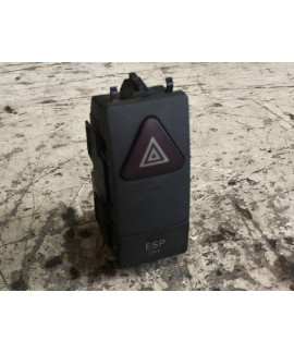 Botão Pisca Alerta Mercedes C180 2008 - 2011 Preto