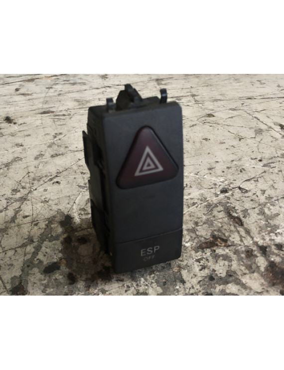 Botão Pisca Alerta Mercedes C180 2008 - 2011 Preto