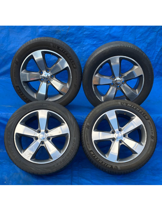 Jogo De Rodas Jeep Grand Cherokee 2013 2014 2015 Preto