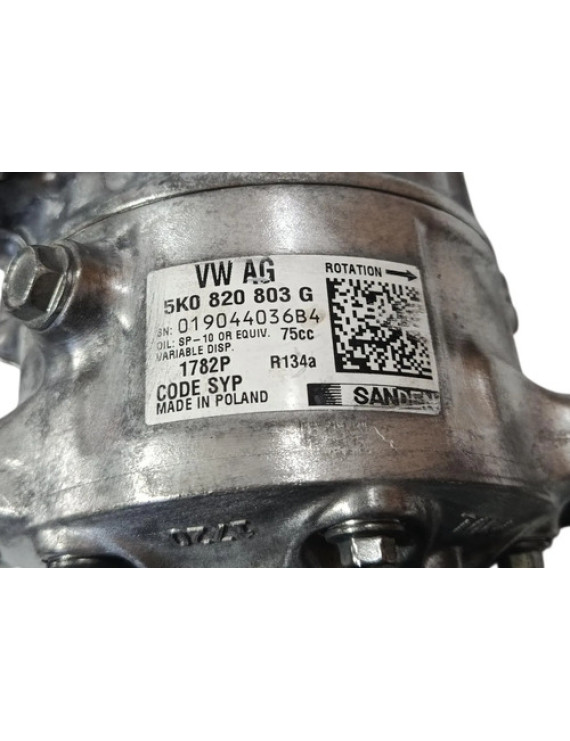 Compressor Ar Condicionado Jetta A3 1.4 2014 - 2018