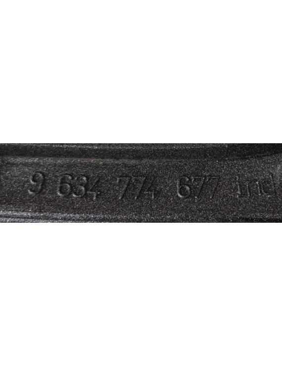 Moldura Maçaneta Interna Direita Peugeot 307 2005 - 2012 Prateado Dianteira/traseira