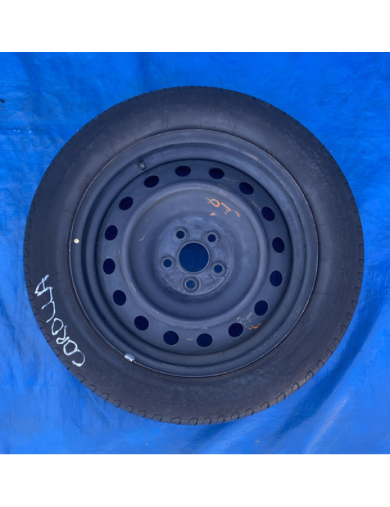 Roda Estepe Step Aro 16 Corolla 2015 2016 2017 2018 Preto