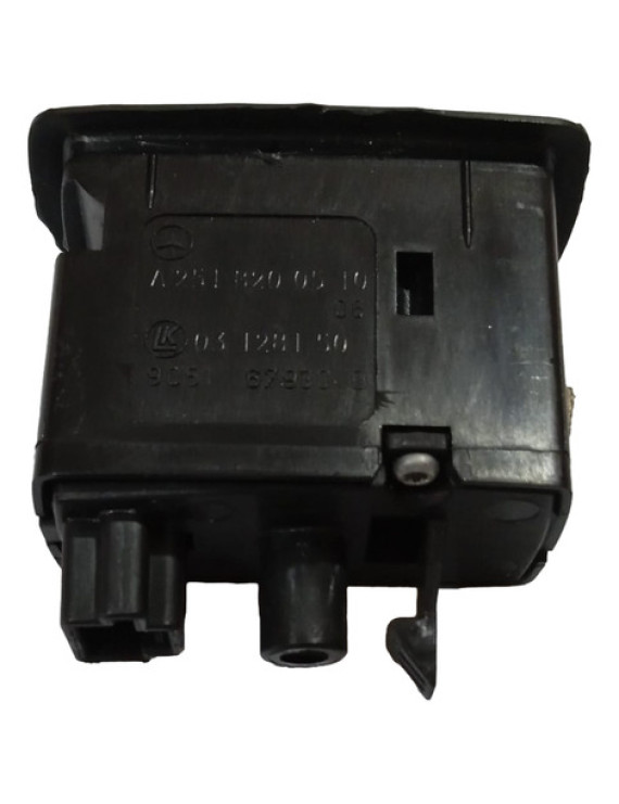 Botão Vidro Traseira Esquerda Mercedes R500 2007