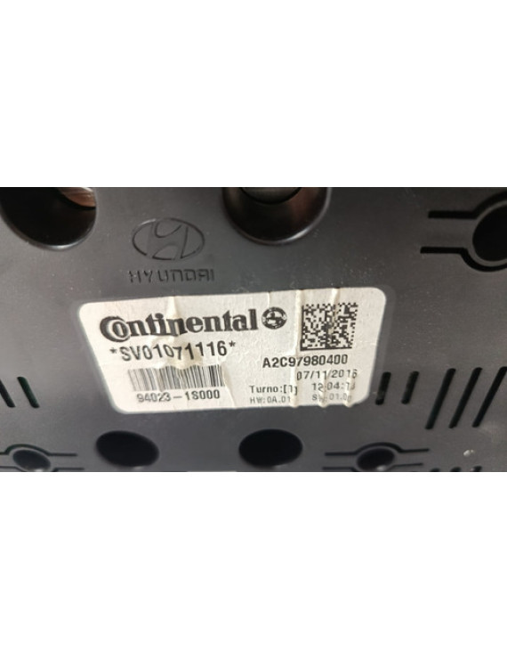 Painel Instrumentos Hb20 2014 2015 2016 2017 2018 Preto