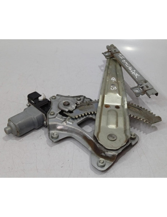 Máquina De Vidro Traseiro Esquerdo Outlander 2008 - 2013
