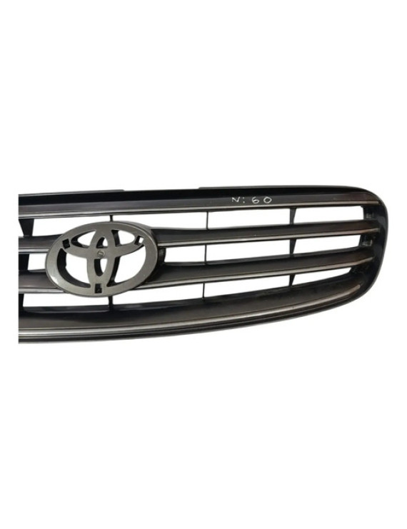 Grade Frontal Superior Corolla 2003 - 2008 Detalhe Preto Prateado