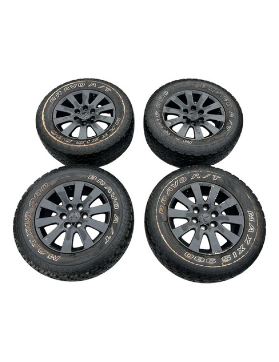 Jogo De Rodas Aro 18 Pajero Full 2007 2008 2009 Preto