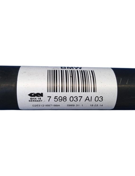 Semi Eixo Traseiro Esquerdo Bmw X3 X4 2.0 2013 - 2018